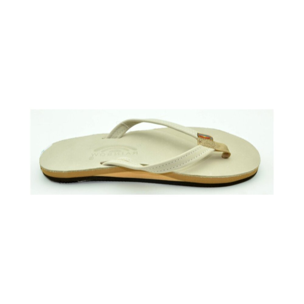 Rainbow Women's Premier Leather Single Layer Narrow Strap Flipflop Sandal